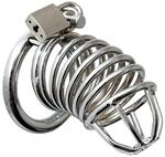 Rimba Penisk&auml;fig mit Schloss Silber 8 cm &Oslash; 5,5 cm