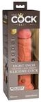 King Cock Elite Vibrating Dual Density Silicone Cock Vibrator...