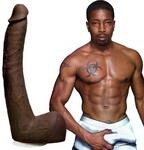 Doc Johnson Signature Cocks Isiah Maxwell Dildo Braun 25,5 cm ⌀ 5 cm