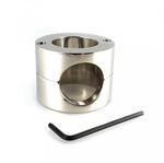 Rimba 2-teiliger Ballstretcher aus Metall Silber &Oslash; 4,5 cm