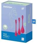 Satisfyer Yoni Power 1 Training Set Liebeskegel Rot ⌀ 3 cm