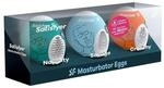Satisfyer Taschenmuschi Egg 3er Set Naughty, Savage, Crunchy