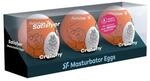 Satisfyer Taschenmuschi Egg Crunchy 3er Set