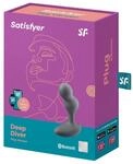Satisfyer Deep Diver Connect App Analvibrator Grau ⌀ 3,5 cm