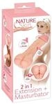 You2Toys Nature Skin Extension Masturbator Beige 21 cm ⌀ 5 cm