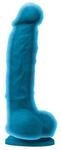 NS Novelties Colours Dual Density Dildo Blau 12,7 cm