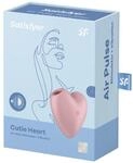 Satisfyer Cutie Heart Light Red Druckwellen Vibrator Rosa