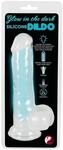You2Toys Glow in the Dark Dildo Blau 20,5 cm