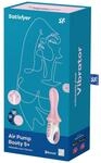 Satisfyer Air Pump Booty 5 Connect App Analvibrator Pink 19 cm ⌀...