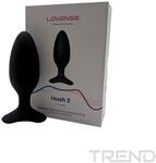 Lovense Hush 2 Butt Plug Medium Bluetooth Schwarz ⌀ 4,5 cm