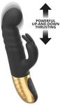 DORCEL G-Stormer Thrusting Rabbit Vibrator Schwarz 23,5 cm ⌀ 3,9 cm