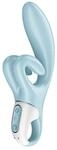 Satisfyer Touch Me Vibrator mit Klitorisstimulation Blau 22 cm