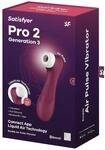Satisfyer Pro 2 Generation 3 Druckwellen Vibrator Weinrot
