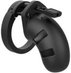 Model 20 - Chastity - 3.5"" - Silicone Cock Cage - Black