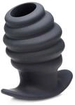 XR Brands Hive Ass Tunnel Ribbed Hollow Anal Plug Large Tunnelplug...