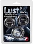 You2Toys Lust Trio Penisringe Schwarz ⌀ 2,6 cm 3,0 cm 3,5 cm