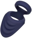CalExotics Viceroy Perineum Dual Ring Penisring Blau ⌀ 3,25 cm