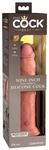 King Cock Elite Dual Density Silicone Cock Dildo Beige 23 cm