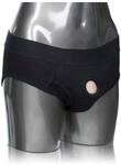 CalExotics Packer Gear Brief Harness Strap-On Schwarz L/XL