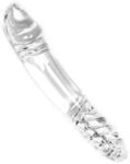 Kiotos Clear Double Glasdildo Transparent 21,5 cm