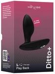 WE-VIBE Ditto+ Vibro-Analplug Schwarz ⌀ 3,4 cm