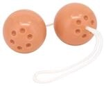 Seven Creations Soft Latex Vibrating Balls Liebeskugeln Beige ⌀ 3,4 cm