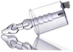 Anal Rosebud Vacuum with Beaded Rod Transparent
