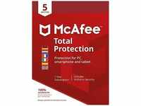 McAfee Total Protection | 5 Geräte | 1 Jahr | stets aktuell | PKC
