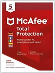 McAfee MTP01MAM5RAAU, McAfee Total Protection | 5 Ger&auml;te | 1 Jahr | PKC...