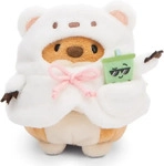 Nici Kuscheltier Set mymochi Hund Hiro mit Bubble Tee u. Eisb&auml;rkost&uuml;m in
