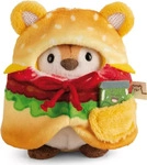 Nici Kuscheltier Set Tiger Tiggy mit Gurkenglas u. Hamburgerkost&uuml;m in Geschenkbox