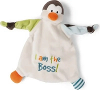 Nici Schmusetuch Pinguin "I am the Boss" (47133)