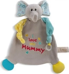 Nici Schmusetuch Elefant mit Bei&szlig;ring und Schnullerbefestigung (48893)