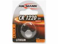 Ansmann Lithium-Knopfzelle CR1220, 3 V, 1er- Packung