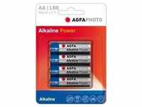AGFAPHOTO Alkaline Power Mignon AA LR6 in 4er-Blister