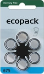 Varta Micro EcoPack H&ouml;rger&auml;tebatterien - PR48 Typ 13 Orange - 6er Packung