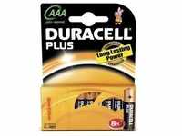 Duracell - AAA Micro Plus LR03 Batterien + 100% LANGLEBIGER* - 8ter Packung