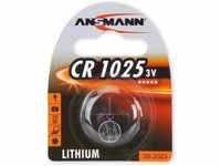 Ansmann Lithium-Knopfzelle CR1025, 3 V, 1er- Packung