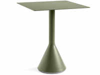 Beistelltisch Palissade Cone Square Farbe Olive von HAY 1058111509000