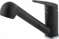Franke K&uuml;chenarmatur 115.0692.886 Novara Plus Onyx mit Auszugsbrause