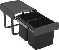 Victory Quellmalz Einbau-Abfallsammler EKKO.20 - 32 Liter (2x16 Liter),...
