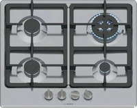 Bosch Gaskochfeld PGH6B5K90 60 cm Wok Brenner Z&uuml;ndsicherung Edelstahl rahmenlos