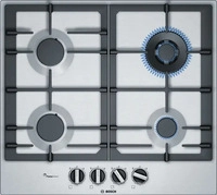 BOSCH PCH6A5B90 Gaskochfeld - autark, 60 cm WOK-Brenner rahmenlos