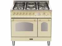 LOFRA - DOLCEVITA - DOUBLE OVEN 90 cm - RBID 96 MFTE/ CI - IVORY - Messing...