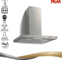 PKM Dunstabzugshaube Wandhaube Wandesse Wandmontage 6004W Edelstahl 60 cm