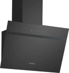 Siemens iQ100 Wandesse 60 cm Klarglas schwarz LC65KDK60