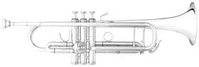 B&S 3143/2 Trompete CHALL.II Spezial, versilbert