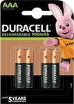 kompatibel Duracell Duralock Recharge Ultra AAA Micro HR3 HR03 Akku 900mAh 4er