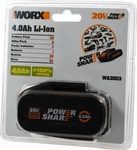 kompatibel WORX Akku WA3664 20V 4,0Ah Li-Ion