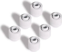 Alphacool Eiszapfen 13/10mm Anschraubt&uuml;lle G1/4 - White Sixpack
